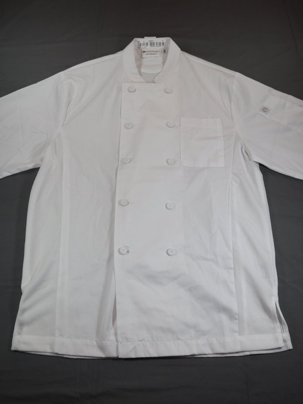 Chef Works Unisex Volnay Chef Coat White Small